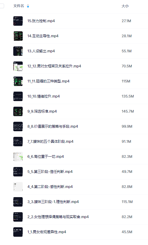恋爱技巧课-Leon5.0
